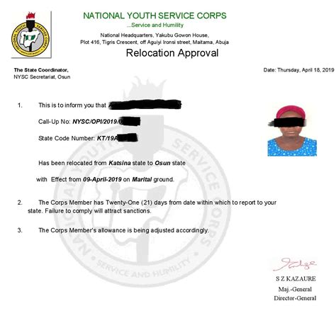 nysc cancellation policy